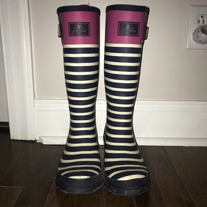 Joules rain boots!!